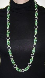 Collana Chainmaille Verde