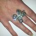 anello argento 925 charm