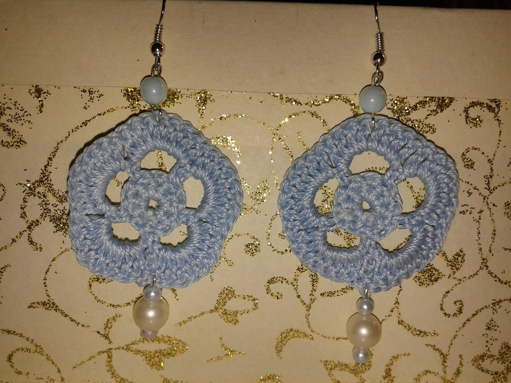 Lebole Gioielli Orecchini da Donna The Circle Fiore Bianco E