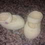 Scarpine di lana bambina/bambino realizzate a mano - idea regalo 