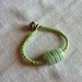 braccialetto in cotone verde