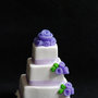 Mini Wedding Cake 3 piani Segnaposto Lilla / Viola