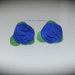 orecchini Fiore blu