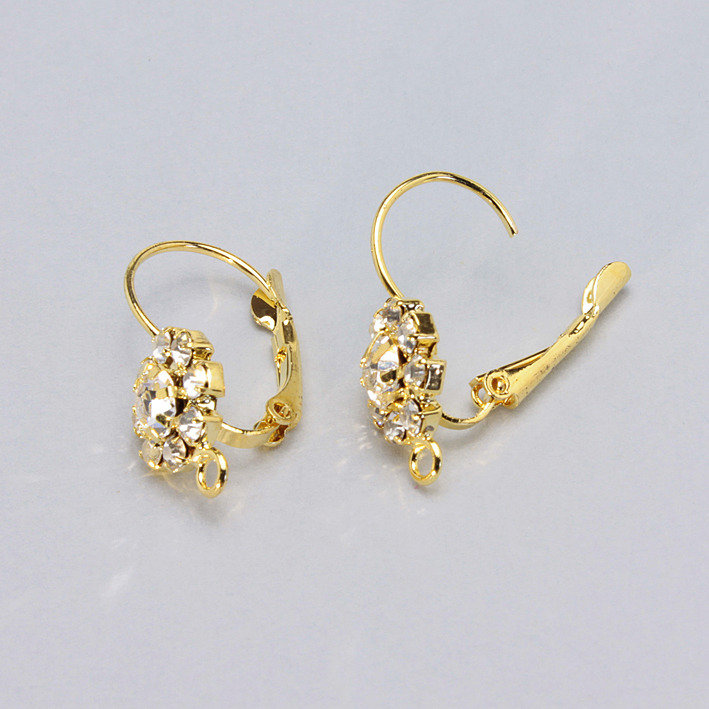 Orecchini da Rugby con Strass, Classici Orecchini Sportivi con Strass Orecchini da Calcio Scintillanti per Donne Amanti dello Sport Orecchini Gioielli