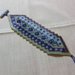 Bracciale a fascia in tessitura “brick stitch” - cod. D14