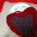My Valentine-Cuscino di lana con cuore