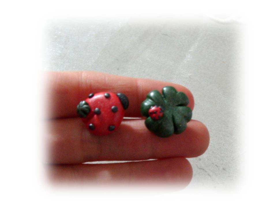 Orecchini Coccinella In Argento Sterling 925. Gioielli A Forma Di Insetto, Regalo Per Donne E Amanti Delle Coccinelle. Confezione Regalo E Panno Incluso.