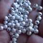 35 Mini Perline Polvere di Stelle color ARGENTO 4 mm.