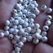35 Mini Perline Polvere di Stelle color ARGENTO 4 mm.