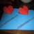 Biglietto di San Valentino con cuore origami