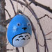 Totoro blu, uovo decorato da appendere