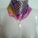 foulard gioiello con filigrana e perle di fiume