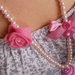 Pink Lilac Wedding Cake Necklace