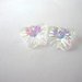 Pendente in vetro, Crystal AB, Butterfly.  Dimensioni: 15 x 12 mm. 