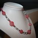 Collana perle rose