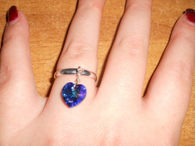 WOSTU Anello A Forma Di Cuore In Argento Sterling 925 Anello A - Foto 5