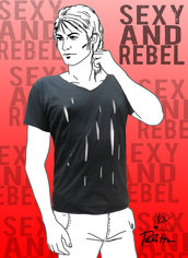 T-SHIRT SEXY AND REBEL by PELITTA-CUTS