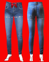 JEANS DONNA SEXY AND REBEL by PELITTA-GARTER