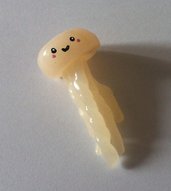 Polymer clay transparent Jellyfish / Medusa in fimo trasparente