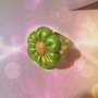 Anello fiore thun verde