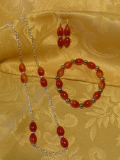 Parure Red Olive