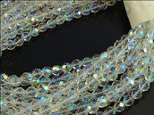  perle semicristalli 4mm crys-ab. filo 40 cm (circa 96 perle) 