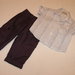 mod,291-95 tg.m 9/12 pantalone e camicia in lino 