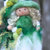 Fatina - ballerina in lana cardata - verde 