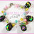 Bracciale "Ovetti di pasqua al cioccolato" Mod. ovetti grandi fimo cernit kawaii 