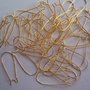 50 basi oro wire per orecchini