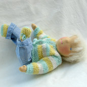 Bambola Waldorf - Anton piccolo bebe, 33 cm