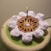 Orecchini A Bottone Con Rosa Smaltata – Placcato Oro 18K – Regalo Per Donna, Mamma, Moglie