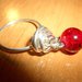 anello wire con cracker rosso