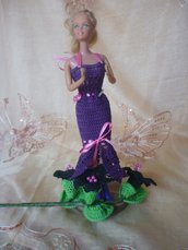 Vestito Barbie Viola