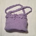 Borsa borsetta bag accessorio moda fatta a mano all'uncinetto in cotone