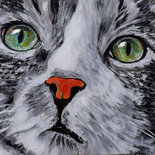 DUOWEI Orecchini A Goccia Con Gatto In Acrilico – Gioielli Originali Per Donne E Ragazze – Regalo Simpatico