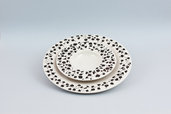 servizio piatti in ceramica fatti a mano