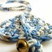 Simple Life Blue Necklace- collana blu a crochet