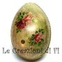 Uovo decorato a mano divisibile