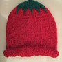 Cappellino cotone fragola