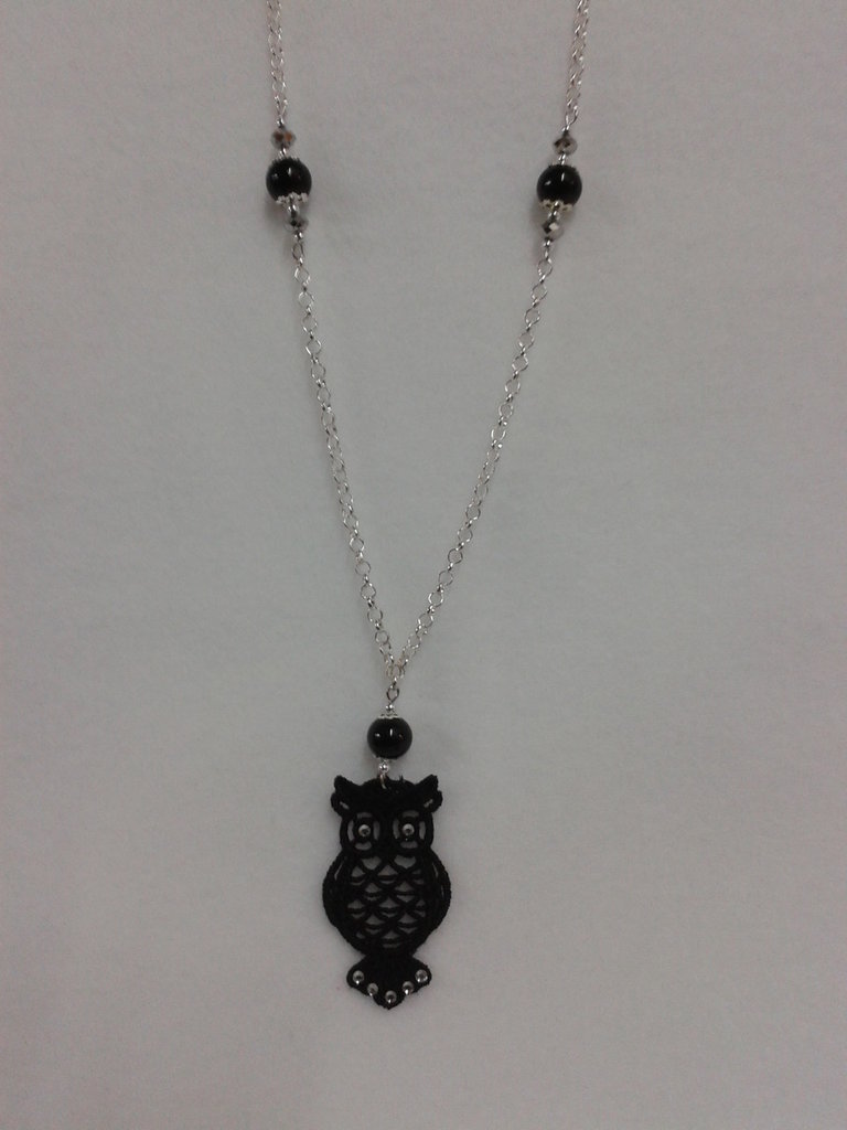 Collana Con Gufo In Argento Sterling 925 – Regalo Originale Per Donna, Ciondolo Simbolo Di Saggezza Con Zirconi