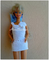 Abito Barbie modello Bianca
