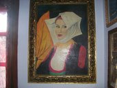 quadro olio donna sarda