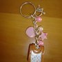 PORTACHIAVI LOUIS VUITTON style perle charms  fimo