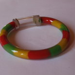 Bracciale E Collana Rasta Giamaicano In Legno - Colori Rosso, Giallo, Verde E Nero