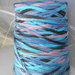 Fettuccia di cotone multicolor,nero,blu,azzurro,rosa,550 gr,materiali,filati