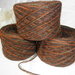 Filato marrone melange,misto lana,150gr,filato,materiali