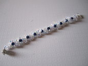 20 Bracciale swarovski tipo 1 crystal e blu
