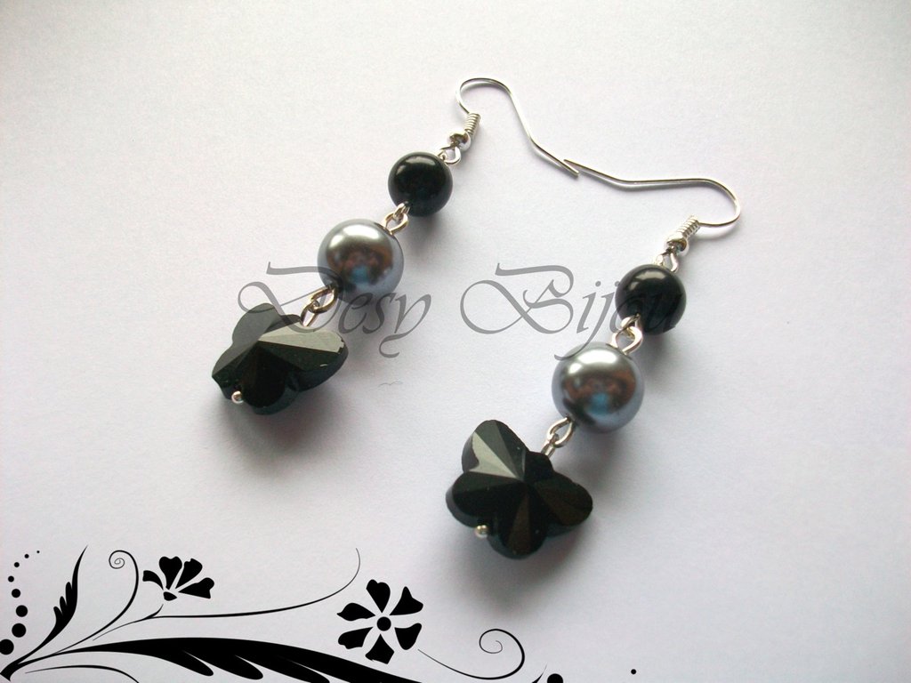 2 Paia Di Orecchini A Farfalla, Lunghi E Colorati, Bigiotteria Originale Per Donna, Idea Regalo