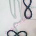 Collana Infinity in fimo